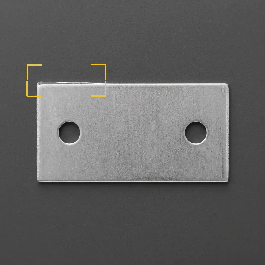 Burr: a fine lip on the cut edge. Burr and cut defect detection.